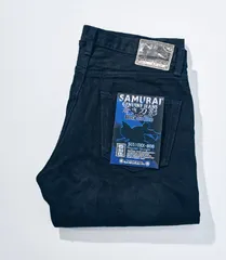 サムライジーンズ SAMURAIJEANS デニム S0510XX-BOB 蒼き刀影15ozブラックオンブルー510モデル ブラックインディゴ