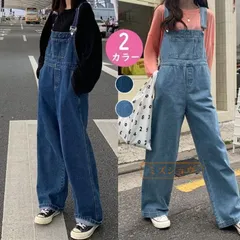 再入荷 サロペットオーバーオールレディースワイトパンツ薄手ロングパンツゆったりボトムス大きいサイズカジュアル安い春夏30代40代50代オシャレ着痩せ