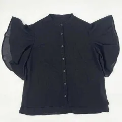 INGNI　イング　半袖ブラウス　ブラック　Mサイズ　□〇