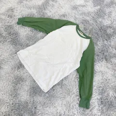 .【b.v.d.body geay】長袖カットソー (M) カジュアル 一点もののサムネイル