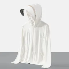 再入荷 パーカー UVカット 冷感 -7℃ レディース コーディング つば ラッシュガード メッシュ 素材 長袖 ジップアップ 取り外し UV アウター + 指穴 日焼け防止服 大きいサイズ