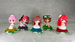 五等分の花嫁 一花 二乃 三玖 四葉 五月 ドレス姿 ミニフィギュア
