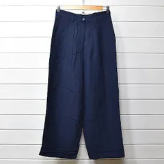 スタジオクリップ ワイド パンツ M ネイビー studio clip｜21j2907*A