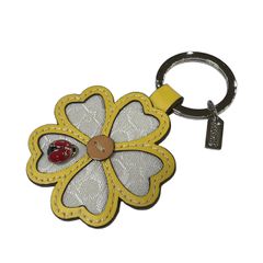 希少】COACH キーリング 2点セット てんとう虫 フラワー - メルカリ