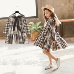 再入荷 子供服 ワンピース 子どもドレス 子供 ドレス ワンピース ワンピース 蝶結び お受験 ワンピース 入学式 人気 韓国風 チェック柄 入園式 子供服 女の子 入学式 卒業式 発表会