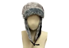 エフティーシー FTC 25AW Trapper Hat トラッパー ハット New Era CORDURA フライト ファー 飛行機帽 帽子 黒 FTC025AWH13 帽子 メンズ帽子 パイロットキャップ ロゴ ブラック Mサイズ 104H-83のサムネイル
