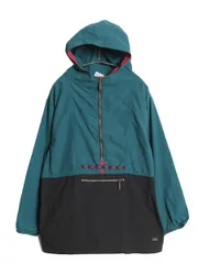 【お得なクーポン配布中!】 90s エルエルビーン ナイロン アノラック パーカー ジャケット キッズ XL メンズ S 程/ 古着 オールド ハーフジップ プルオーバー マンパ 