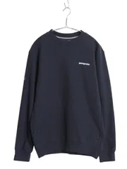 【お得なクーポン配布中!】 パタゴニア クルーネック プリント スウェット メンズ S レディース M 22年製 アウトドア トレーナー ワンポイント 裏起毛 ヘビーウェイト