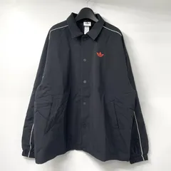 【中古】adidas Original コーチジャケット サイズXL ブラック KA5462 アディダス[17]