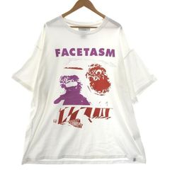 タグ付き未使用品✨ファセッタズム スプレーペイントビッグTシャツ 白 