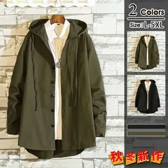 再入荷 モッズコートメンズ ショート ミドル丈 ミリタリージャケット ジャケット フード付き ジャンパー アウター