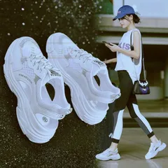 再入荷 NS人気ファッション スニーカー サンダル 歩きやすい スポーティ厚底サンダル ☆