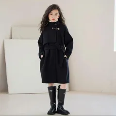 再入荷 子供 コート ロング 秋冬 アウター ジャケット チェスターコート ダッフルコート トップス きれいめ 上品 長袖 トレンチコート 可愛い オーバーサイズ 洗える 羽織 春 体型カバー 大きいサイズ