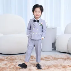 再入荷 卒業式 男の子 スーツ 入学式 子供 スーツ フォーマル キッズスーツ 男の子 フォーマル 5点セット ジャケット ベスト ズボン 蝶ネクタイ おしゃれ スーツ セットアップ キッズスーツ 七五三 入園式 卒園式 子供服 発表会 結婚式