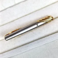 Yves Saint Laurent  イヴサンローラン ネクタイピン タイクリップ シルバー×ゴールド メンズ 紳士 ブランド