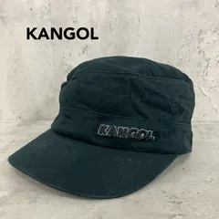 KANGOL カンゴール 9720BC COTTON TWILL ARMY CAP コットン ツイル アーミー キャップ ワークキャップ 帽子 ぼうし 平天 ステッチ 刺繍 ロゴ ブラック 黒 定番 シンプル カジュアル アウトドア キャンプ ★ ■■