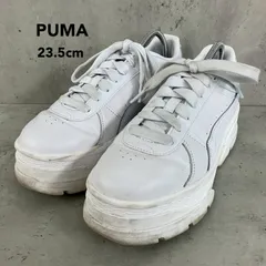 PUMA プーマ RIVO WMNS リーヴォ ウィメンズ 厚底 スニーカー 397731-02 ホワイト 白 チャンキーソール ボリュームソール プラットフォーム ローカット スポーツ カジュアル ファッション タウンユース  23.5cm ★ ■■