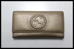 ■GUCCI インターロッキングG レザー 2つ折り長財布 グッチ ■0305gk255619