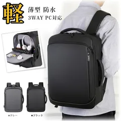 再入荷 ビジネスリュック 即購入OK 薄型 軽量 防水 メンズ レディース おしゃれ 通勤 通学 スーツ バックパック ビジネスリュック 15.6インチ PC対応 パソコン ビジネスバッグ 機内 旅行 出張 A4 USBポート付き