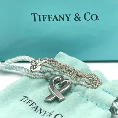 【日常使いからギフトまで幅広く活躍する一品】TIFFANY&Co. ティファニー ラビングハート パロマピカソ ネックレス ペンダント シルバー 925刻印 46cm 保存袋付き 人気デザイン ブランドジュエリー ご褒美 記念日 プレゼント 当店基準真贋確認済