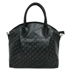 GHERARDINI(ゲラルディーニ) ハンドバッグ - 黒×グレー レザー