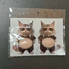 猫 お腹 もちもち シリコン クッション 壁 コーナー ガード 衝撃吸収 超やわらかい 大きなお腹 猫型 家具 保護 キズ防止 かわいい インテリア メガネ