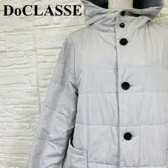 DoCLASSE ドゥクラッセ 中綿コート ダウン キルティング ライトグレー M 0321Kのサムネイル
