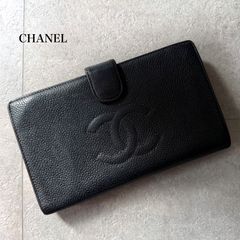 ⭐️CHANEL 二つ折り財布 ⭐️ココマーク キャビアスキン ブラック