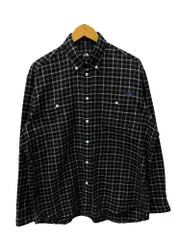 THE NORTH FACE (ザノースフェイス) チェック ネルシャツ M ブラック メンズ/199