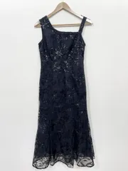 LEJA レジャ スパンコール オケージョン ドレス ワンピース sizeS/黒 ■■◎レディース