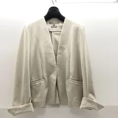 A Day in the Life レディース ノーカラー ジャケット 40サイズ ベージュ系 UNITED ARROWS ユナイテッドアローズ SGAW26-0939のサムネイル