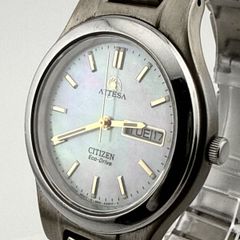 動作未確認 CITIZEN ATTESA エコ・ドライブ メンズ デイデイト - メルカリ