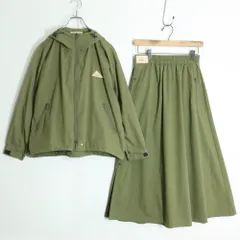 ケルティ×サマンサモスモス★カジュアル可愛い♪ マウンテンパーカ＆スカートセットアップ サイズF カーキグリーン系 z18751のサムネイル