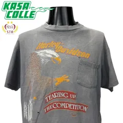 【HARLEY-DAVIDSON】ハーレーダビッドソン 80s-90s Vintage ポケットTシャツ