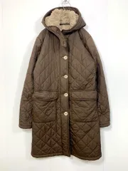 MACKINTOSH マッキントッシュ フード付き キルティング コート 茶 ◆■◎レディース