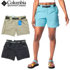 コロンビア ハーフパンツ レディース Columbia Sandy River Cargo Shorts カーゴパンツ 水陸両用 ナイロンショーツ 速乾 UVカット 紫外線対策 アウトドア キャンプ フェス 1386071