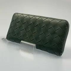 【姫路東店】 中古 BOTTEGA VENETA | ボッテガヴェネタ イントレチャート ラウンドファスナー 長財布 【125】