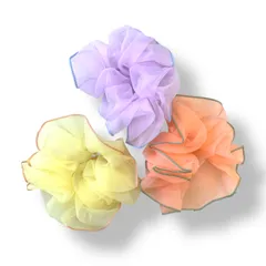 【新品】オーガンジー シュシュ