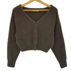 スナイデル snidel 25aw フォックスファーショートカーディガン レディース ONE SIZE 