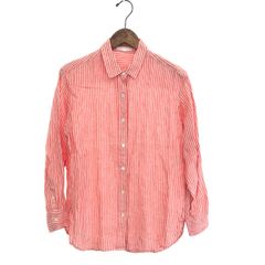 POLO RALPH LAUREN リネン100% ハーフボタンシャツ ブラウス - メルカリ