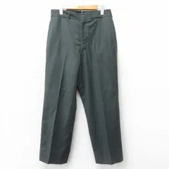 W31/古着 ミリタリー パンツ メンズ 70年代 70s ウール 濃緑 26feb04