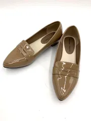 ORiental TRaffic オリエンタルトラフィック エナメル ポインテッド ローファー パンプス size36/モカ ■■レディース