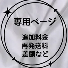「断捨離中☆さん」別途追加料金 追加料金等の別途追加料金専用ページ　追加料金、再発送料、差額など