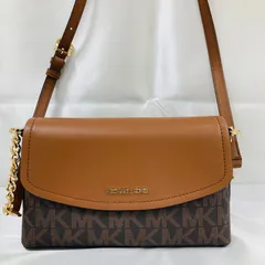 A【美品】MICHAEL KORS マイケル・コース ショルダーバッグ ブルックリン スモール フラップ クロスボディ ウォレットバッグ
