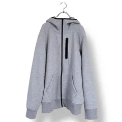 UNIQLO ユニクロ パーカー フーディー ジップパーカー 無地 グレー XL メンズ レディース 大きめ ビッグサイズ シンプル カジュアル スポーツ ストレッチ ポリエステル コットン 羽織り 春 秋 冬 定番