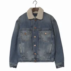 DIESEL ディーゼル D-RESKY ジャケット サイズXS デニム 裏ボア ウォッシュ加工 ブランド古着【中古】20260317/RA8271