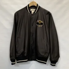 [浜館75-2233]　[店舗併売品] REMI RELIEF オールレザーワッペンスタジャン Lサイズ [中古品]のサムネイル