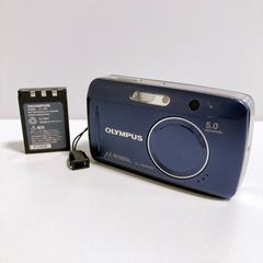 OLYMPUS μ1050SW 防水耐衝撃 デジカメ 青 - メルカリ