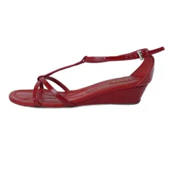 PRADA SPORTS プラダスポーツ レザー ストラップ サンダル レッド系 37.5【中古】のサムネイル