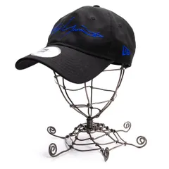 ヨウジヤマモト×ニューエラYohji Yamamoto×NEW ERA ロゴ刺繍ベースボールキャップ 黒F